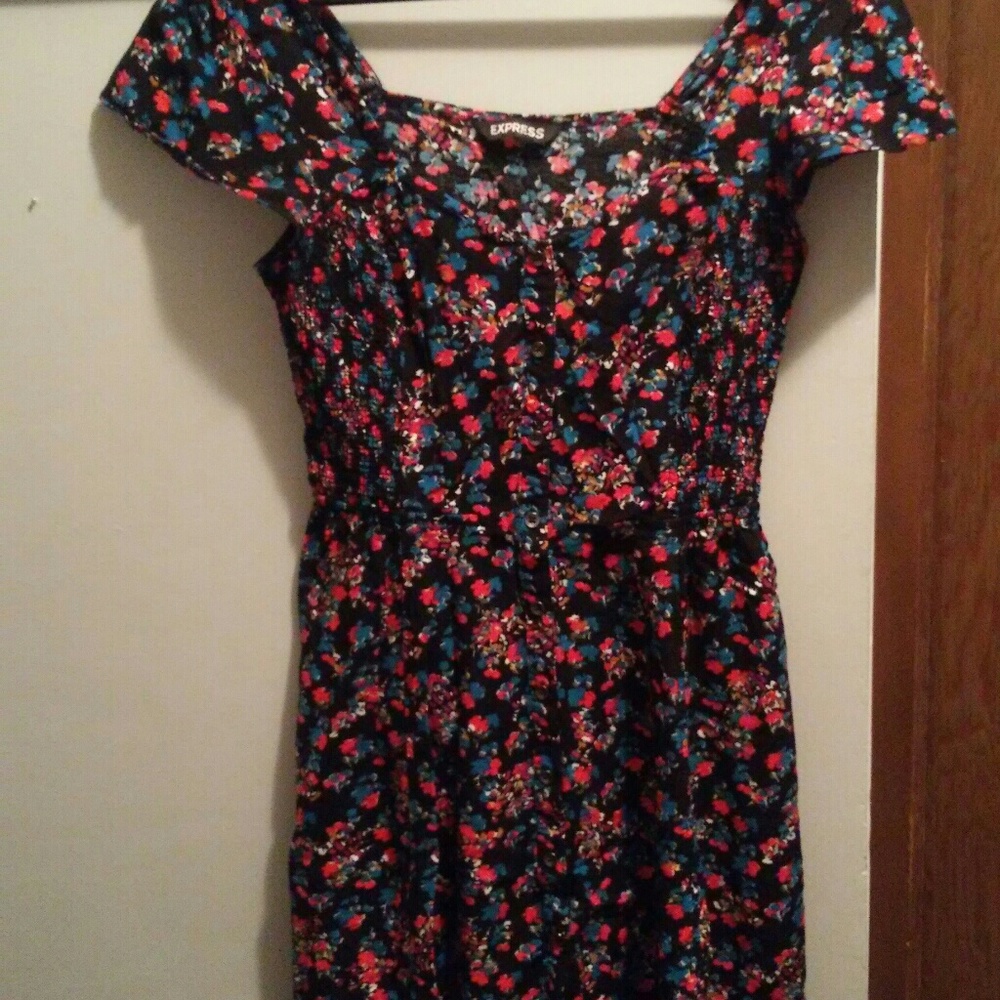 Express floral dress
